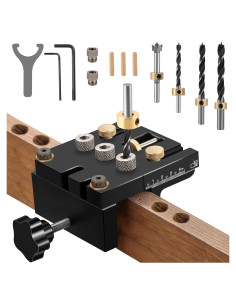 Kit de Plantilla de Agujeros Pocket Hole 3-en-1 Idong 8/10/15mm