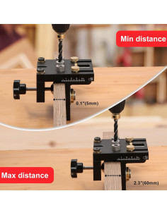 Kit de Plantilla de Agujeros Pocket Hole 3-en-1 Idong 8/10/15mm 2