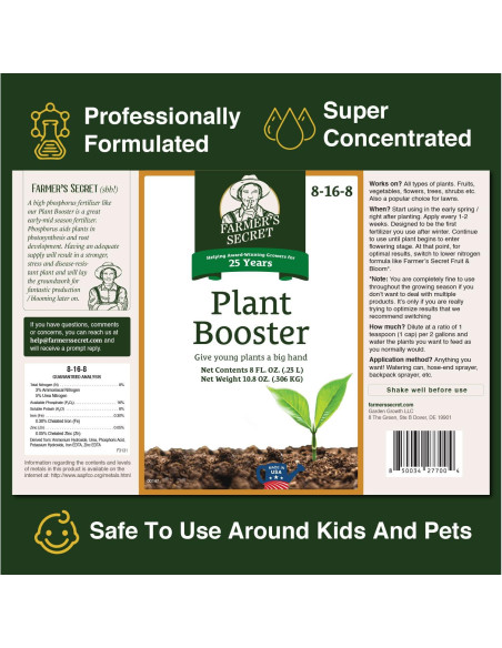 Aditivo para Plantas del Agricultor 226g - Alta en Fósforo