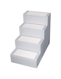 Escalera Pet Gear Pet Step IV para Perros y Gatos Pequeños hasta 22.68 kg, Fácil Montaje