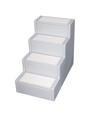 Escalera Pet Gear Pet Step IV para Perros y Gatos Pequeños hasta 22.68 kg, Fácil Montaje