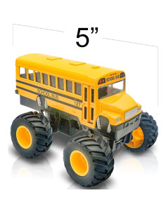 Autobús Escolar Monstruoso ArtCreativity 12.7 cm Retroceso 2