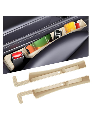 Organizador de Relleno Espacio Asientos Coche NYTKL Beige 2PCS
