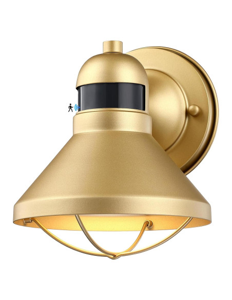 Luz de Granero Exterior LED LONEDRUID con Sensor de Movimiento