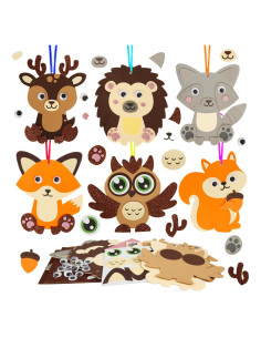 Kit de Manualidades de Otoño Fennoral 12 Paquetes para Niños