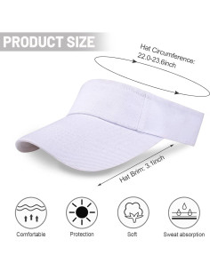 Gorra de Sol Deportiva Ultrafun Ajustable UV Unisex 2