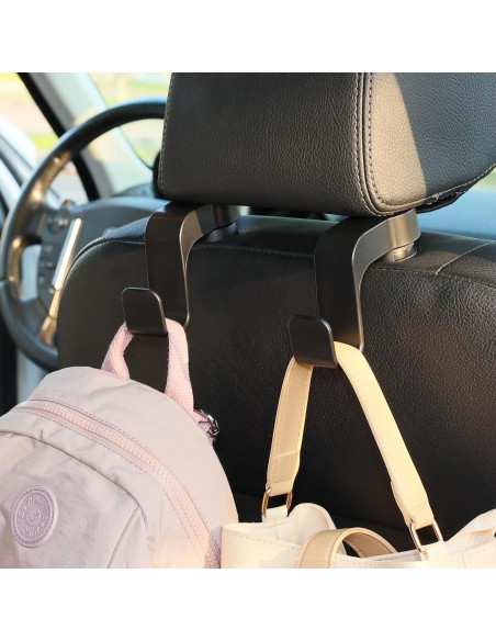 Ganchos para Asiento de Auto Amooca - Organizador Reposacabezas 2 Pzs