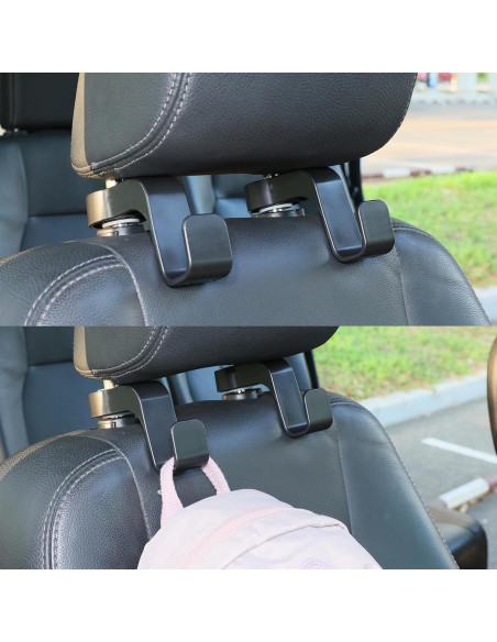 Ganchos para Asiento de Auto Amooca - Organizador Reposacabezas 2 Pzs