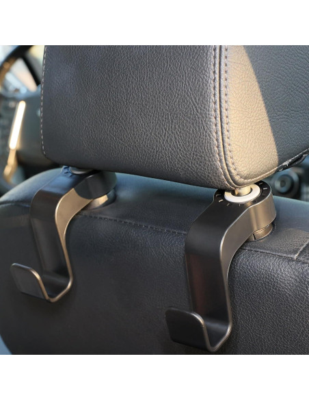 Ganchos para Asiento de Auto Amooca - Organizador Reposacabezas 2 Pzs