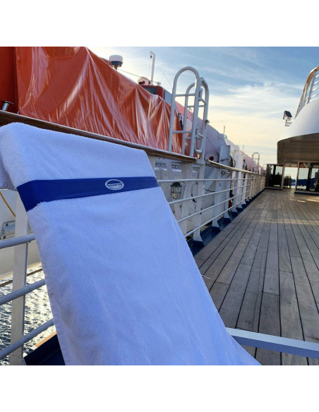 Bandas de Toalla Cruise On para Sillas de Playa - Paquete de 4