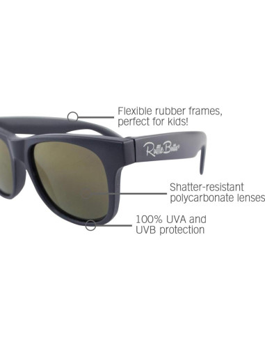 Gafas de sol RuffleButts para bebés 0-24 meses - Marino