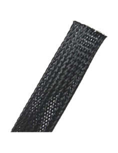 Manguito Trenzado Expandible Wang-Data 25ft Negro 3.18cm