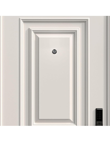 Mirador de Puerta TSMIMTS Latón Sólido 220 Grados HD Negro Mate