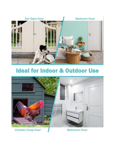 Cerradura deslizante de seguridad Cranach 7.62 cm acero alta resistencia