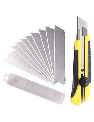Cuchillo Utility Scimaker 25mm con 10 Hojas SK5 Reemplazables