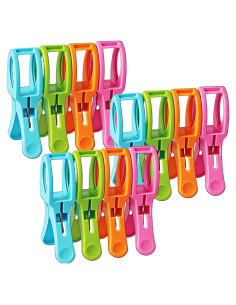 Pinzas para Toallas de Playa IELEK - Paquete de 12 Piezas