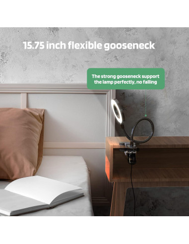 Luz LED de Lectura Clip GLORIOUS-LITE 36 LEDs 4 Modos