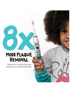 Cepillo de Dientes Eléctrico para Niños Tiburón - Recargable con 6 Cabezas 2