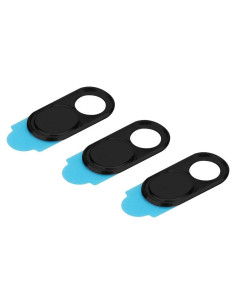 Cubierta de Webcam ASHATA Ultra Fina Negra - 3 Piezas