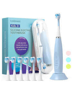 Cepillo de Dientes Eléctrico Infantil FUMEIKANG Azul Recargable