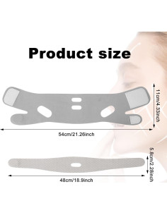 Correa de Nylon V-Line Lifting para Papada BOXOB - Ajustable 2