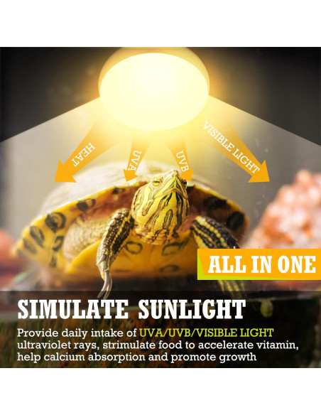 Tarpop Bombillas de Calor UVA para Reptiles 75W - 8 Pcs