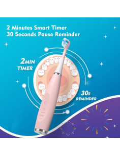 Cepillo de Dientes Eléctrico Infantil FUMEIKANG Azul Recargable 2