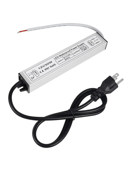 Fuente de Alimentación LED 12V 30W inShareplus IP67 Impermeable