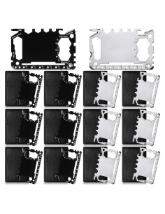 Cholemy 12 Pcs Multiherramienta de Acero Inoxidable 46 en 1