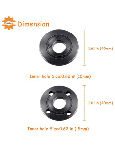 Tuercas de Bloqueo para Amoladora Angular Podoy 6 Piezas 2