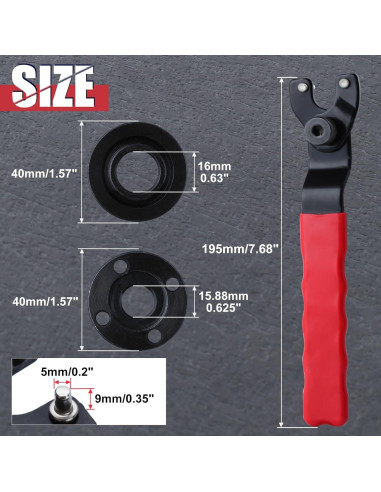 Llave de Grano Ajustable GOLD DEER con 6 Tuercas de Bloqueo