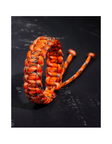 Pulseras de Supervivencia Jewever Paracord Ajustables Juego de 2