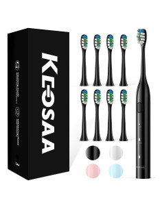 Cepillo de dientes eléctrico Keosaa ALB-927 con 8 cabezales