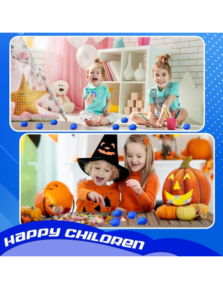 30 Bolas de Estrés Cerebral Jenaai 7 cm Alivio de Ansiedad Azul