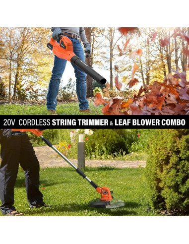 Cortadora de Maleza Inalámbrica MAXLANDER 20V 30.48cm + Soplador