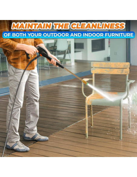 5 Boquillas de Lavadora a Presión BURIUS 2700 PSI Acero Inoxidable