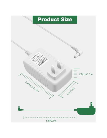 Cargador de Reemplazo 15V Black & Decker 90627870 6FT