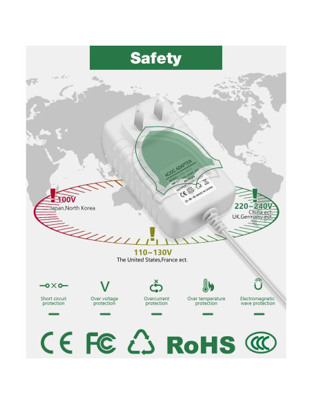 Cargador de Reemplazo 15V Black & Decker 90627870 6FT