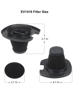 Filtro de Reemplazo CPAI para Aspiradora Black Decker EV1416 2
