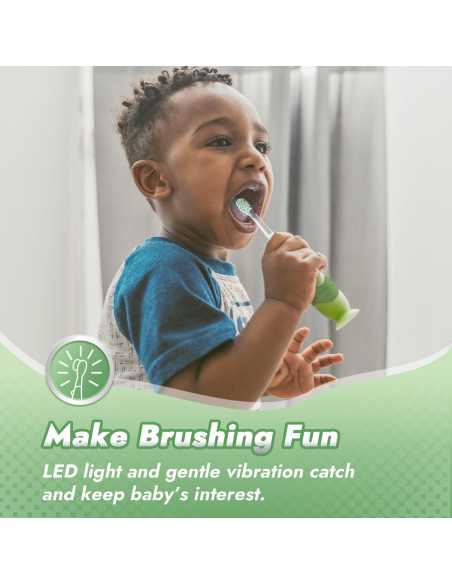 Cepillo de dientes eléctrico Papablic Sonic para niños 1-3 años