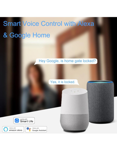 Paquete de 2 Sensores de Puerta WiFi Farylink M2 para Seguridad