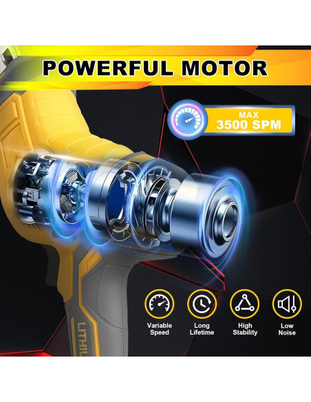 Sierra Recíproca Inalámbrica RAYLEEY 20V MAX 3500 SPM