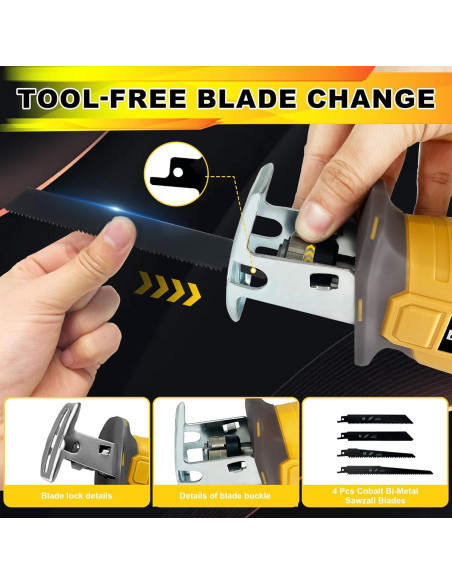 Sierra Recíproca Inalámbrica RAYLEEY 20V MAX 3500 SPM