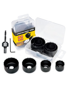 KATA Kit de Sierras de Corona 6 Piezas 32-54mm para Madera