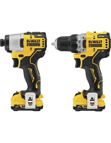 Kit Taladro y Destornillador Inalámbrico DEWALT DCK221F2 12V