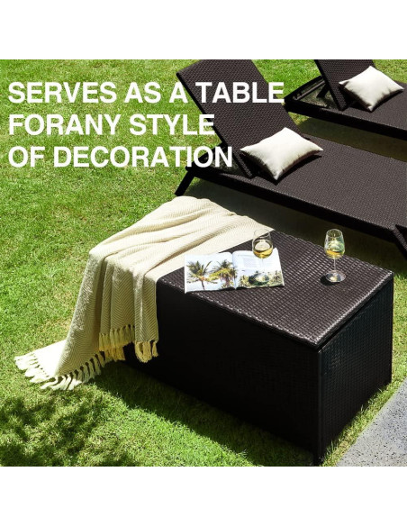 Caja de Almacenamiento Exterior SKRT 120 Galones Resina Negra