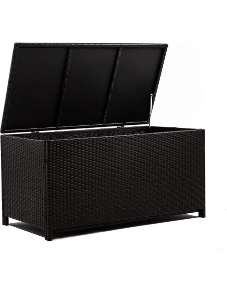 Caja de Almacenamiento Exterior SKRT 120 Galones Resina Negra