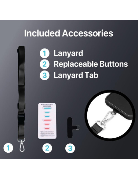 Funda BLACK+DECKER para iPhone 14 Pro Max, Protección Militar, Negro