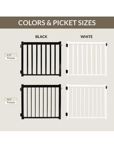 Kit de Puerta de Aluminio MOUNTWEST 121.92x106.68 cm Negro