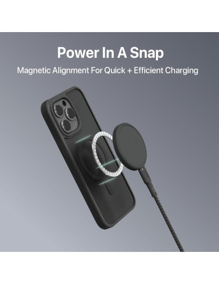 Funda BLACK+DECKER para iPhone 14 Pro Max, Protección Militar, Negro